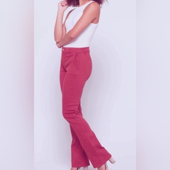 Cosmic Blue Love NWT Pants Cotton Spandex Blend Women’s Size 32 - Picture 2 of 9